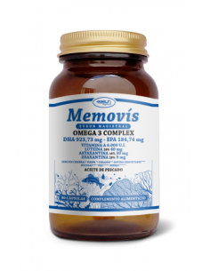 MEMOVÍS 90 Cáp. - Omega 3 Complex (Luteína, Astaxantina y...