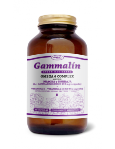 GAMMALÍN - Omega 6 Complex + Vit E + Vit A 2000UI 90 Cáp