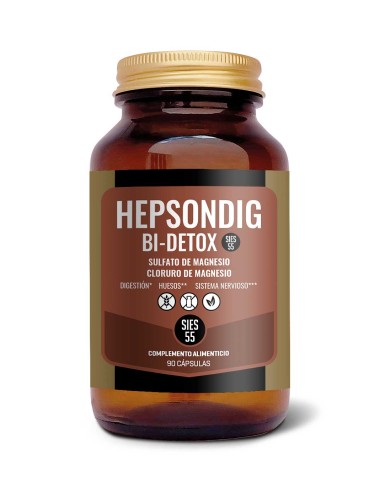 HEPSONDIG BI-DETOX 90 Cáp - Sulfato Mg + Cloruro Mg
